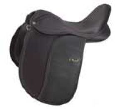 Rhinegold Synthetic Dressage Saddle Extra WideFit